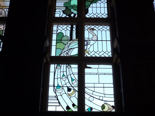 Part of the entrance hall window