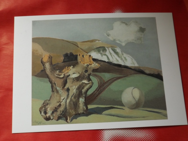 Exhibition souvenirs include a post card reproduction of Event on the Downs 1934